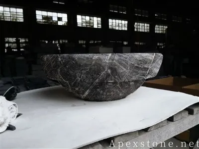 Đá cẩm thạch đen 31 inch bồn rửa tích hợp